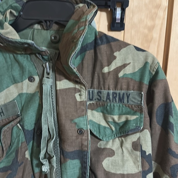 US ARMY Military M65 Woodland Camouflage Military Field Jacket - Picture 2 of 7